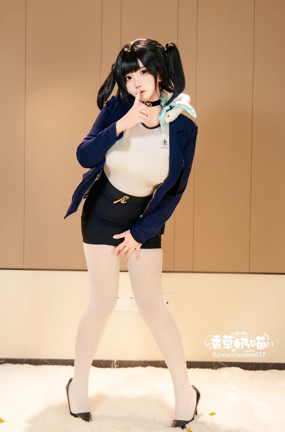 香草奶喵 - No.005 索拉 [136P,22V-2.36GB] tg@simisebaisi 【丝足阁】037.webp